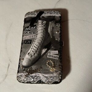 Adorable Figuring Skating and Eifel Tower Wallet - Life Definition